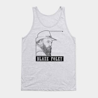 Blaze Foley // Black retro Tank Top